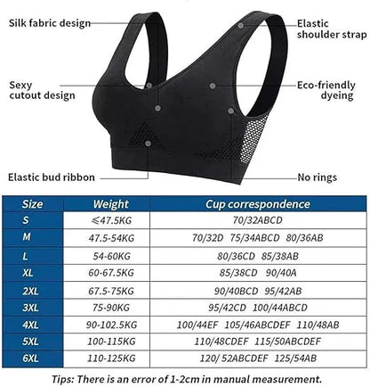 Buy 1 Get 1 Free High Quality Breathable Cool Lift up Air Bra - Pack Deals